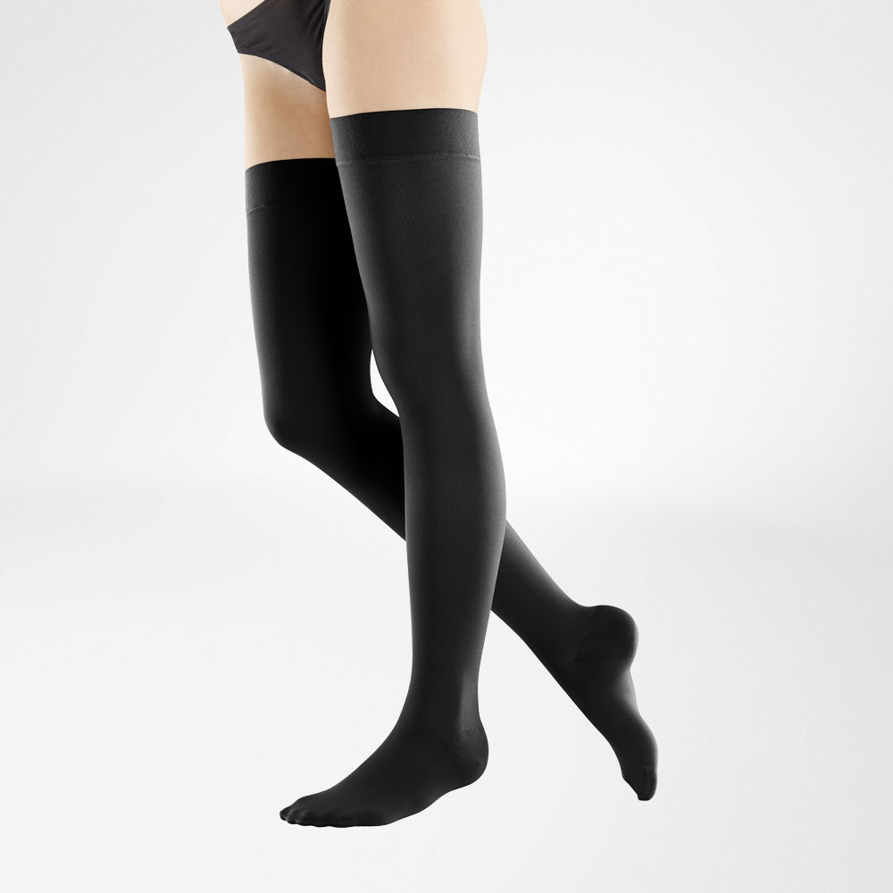 Thigh High Stockings CLI W/ Silicone Venotrain Soft S Bauerfeind